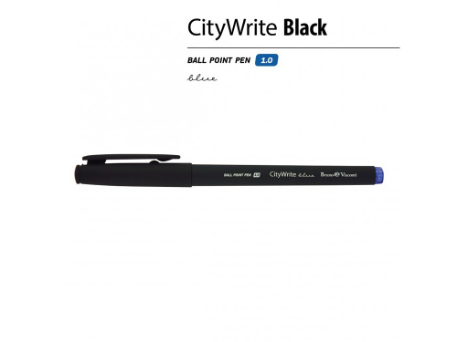 Ручка пластиковая шариковая «CityWrite Black» фото 3