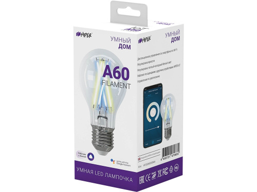 Умная LED лампочка «IoT A60 Filament» фото 4