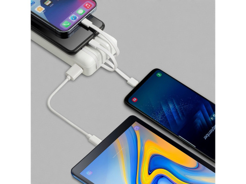 Внешний аккумулятор с дисплеем и встроенными кабелями VA2220, 20000 mAh фото 13