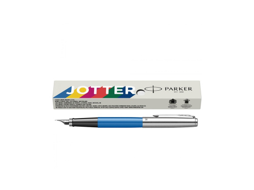 Ручка перьевая Parker «Jotter Originals Blue Chrom CT F blue» фото 7