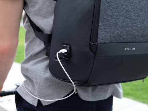 Водостойкий антикражный рюкзак FlexPackPro для ноутбука 15.6" фото 18