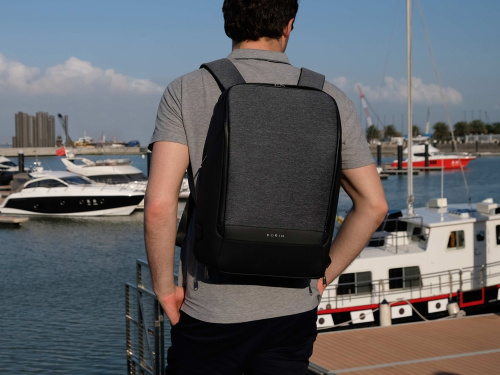 Водостойкий антикражный рюкзак FlexPackPro для ноутбука 15.6" фото 17