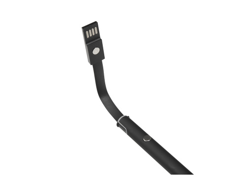 Ручка металлическая шариковая «Connect» с кабелем USB 2 в 1 фото 5