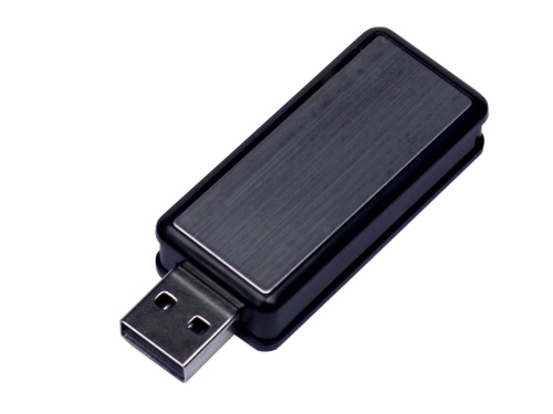 USB 3.0- флешка промо на 32 Гб прямоугольной формы, выдвижной механизм USB 3.0- флешка промо на 32 Гб прямоугольной формы, выдвижной механизм