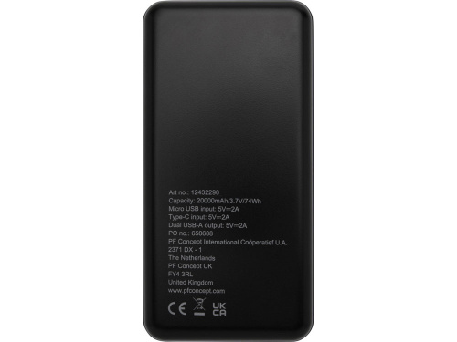 Портативное зарядное устройство «Loop», 20000 mAh фото 4
