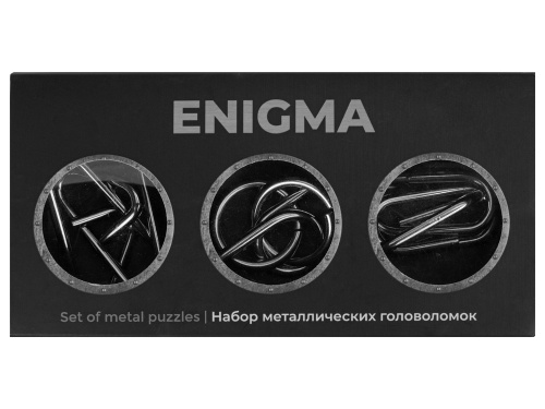 Набор из 3 металлических головоломок в мешочках «Enigma» фото 6