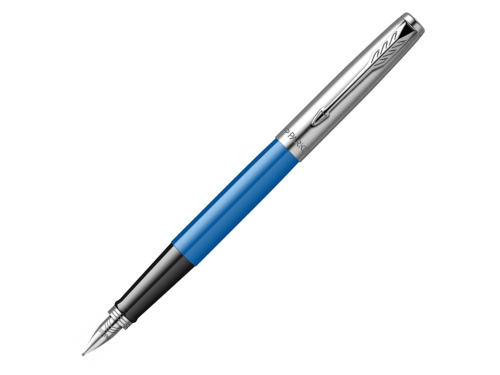 Ручка перьевая Parker «Jotter Originals Blue Chrom CT F blue» фото 2