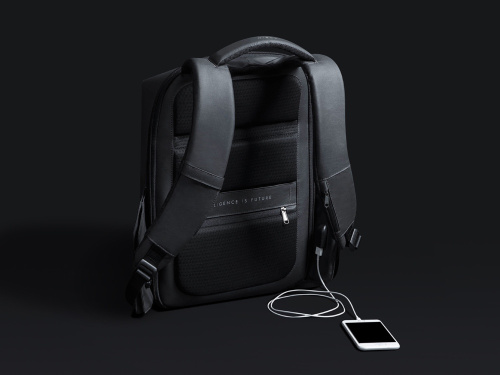 Водостойкий антикражный рюкзак Hipack для ноутбука 15.6" фото 9