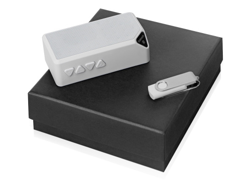 Подарочный набор Move-it с флешкой и портативной колонкой Подарочный набор Move-it с флешкой и портативной колонкой