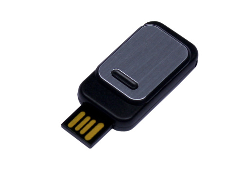 USB 2.0- флешка промо на 8 Гб прямоугольной формы, выдвижной механизм USB 2.0- флешка промо на 8 Гб прямоугольной формы, выдвижной механизм