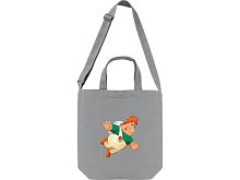 Сумка 260 г/м2 на кнопке с регулирующейся лямкой «Карлсон» Сумка 260 г/м2 на кнопке с регулирующейся лямкой «Карлсон»